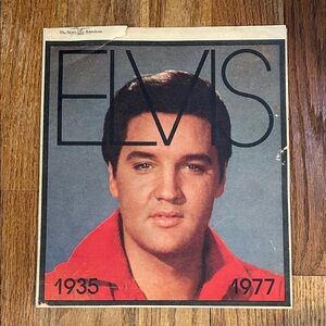 Rare Vintage The News American Tribute Newspaper Elvis 1935-1977